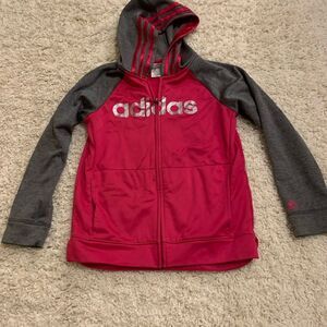 adidas zip up sweater medium